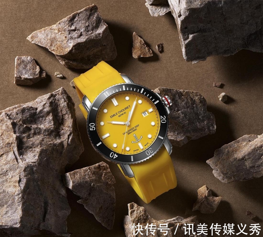瑞士|运动潮人必备:瑞士艾米龙挑战者能量黄潜水表
