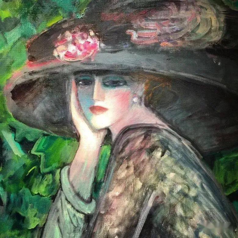 野兽主义#皮埃尔·卡西尼尔:领略野兽主义奔放节奏和表现主义浓烈意蕴油画作品