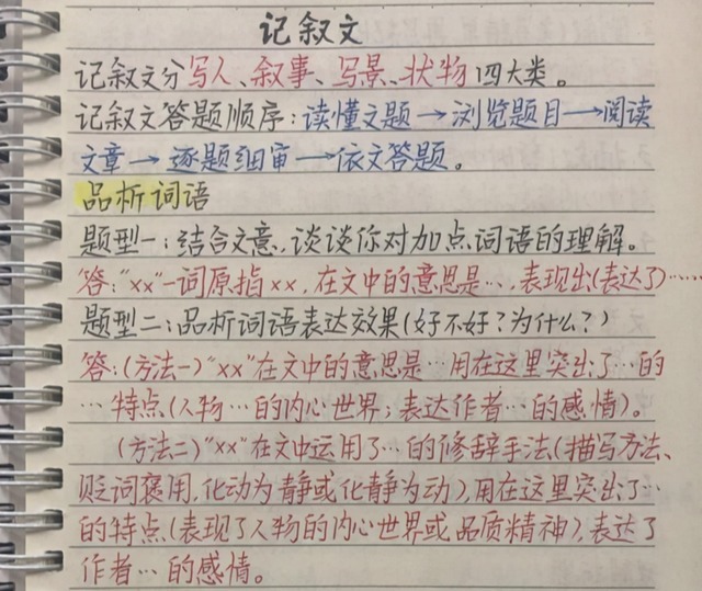 学霸|学霸和学渣有什么差别?看完课堂笔记对比图,差距一目了然