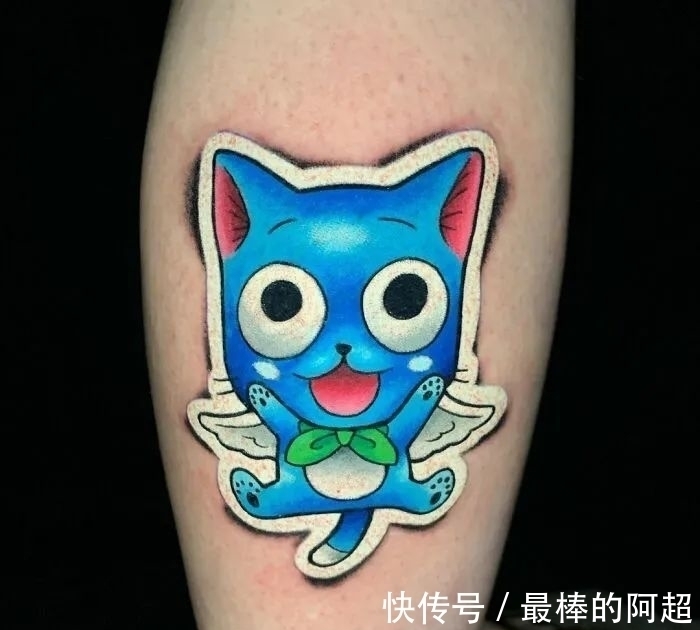 糙汉！超逼真的3D纹身，像粘在皮肤上的贴画，强迫症：好想撕掉它