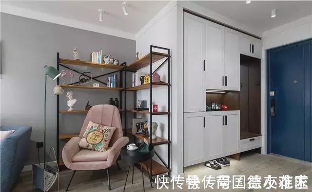 书架|88平方米的北欧风小户型,照着网红款的装修设计,效果出来超好看