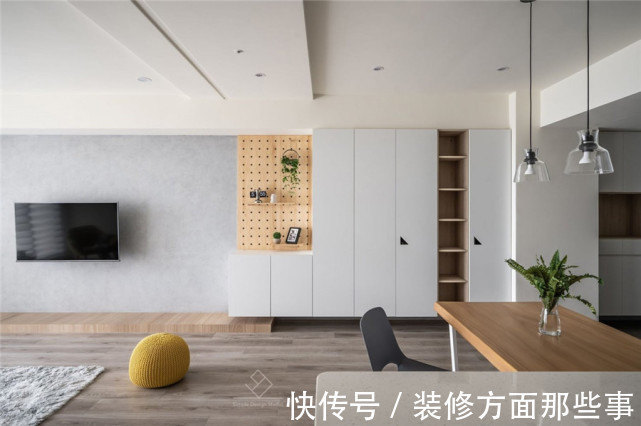 书房|103平现代风三居室,就这样你还嫌小真是不知足