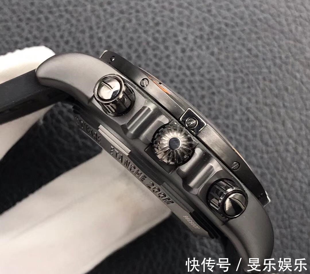 腕表 GF厂百年灵机械计时黑鹰橙圈复刻表细节质量评测!