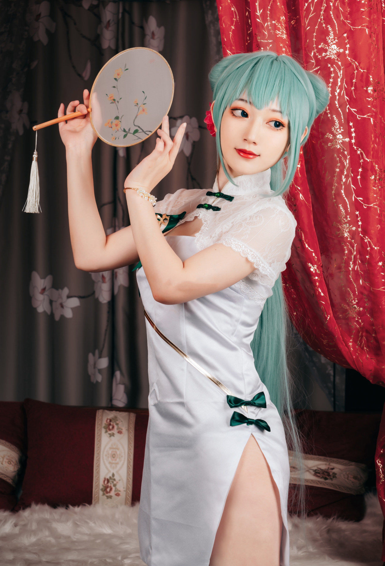 cospl初音韶华cosplay