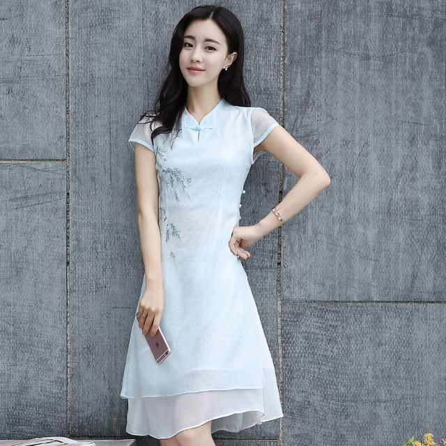 修身|谁说旗袍不能穿出门,现在都穿改良旗袍,优雅复古气质出众