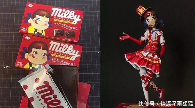巧克力|大神将垃圾制成精美手办,“变废为宝”的手法太神奇,我看懵了!