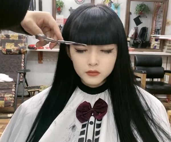 发型师|女孩剪了款御姐刘海后,居然引起其他女生嫉妒,男生:瞬间就想表白了