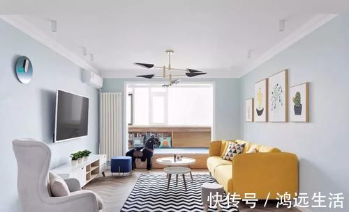 空间|阳台纳入客厅，靠窗的这1㎡直接多出一间房，简直太实用了！