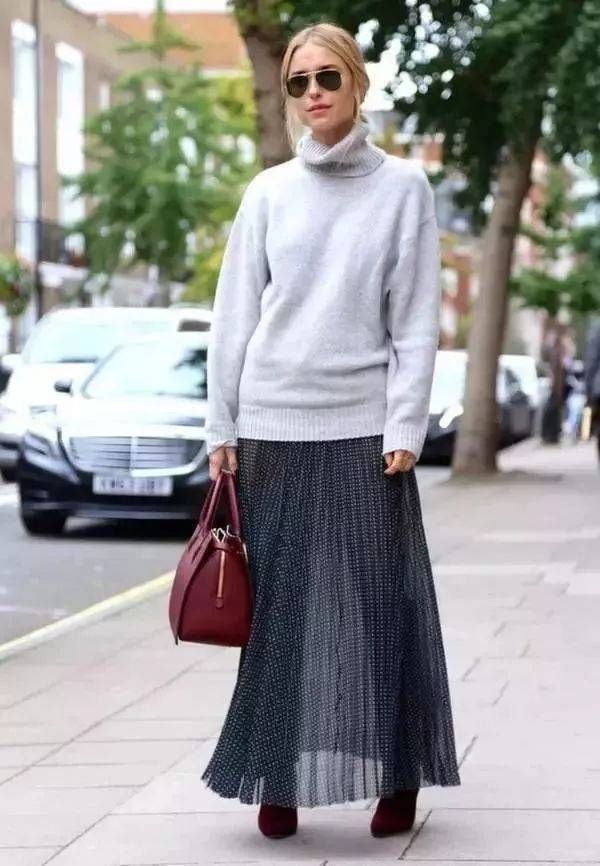 教给|脖子短不能穿高领7种不同搭法教给你,内搭有它就够了