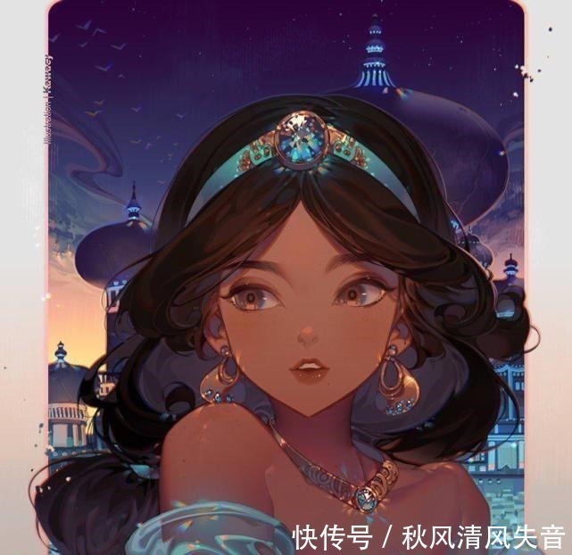 艾莎女王|绚丽立体画风、遇上迪士尼公主,小美人鱼天上飞、艾莎女王在发光