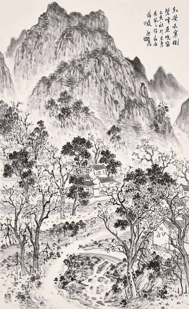 国画|荣宝斋画院美术馆馆长、洪大亮国画水墨画作品欣赏