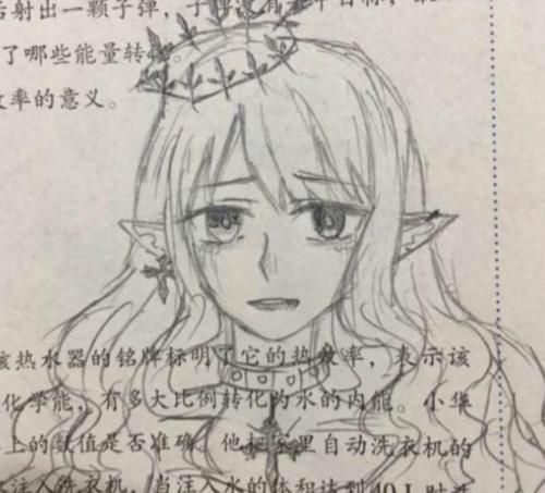 美术#学渣随手涂鸦走红,美术天赋惊艳众人,老师看后也不忍斥责