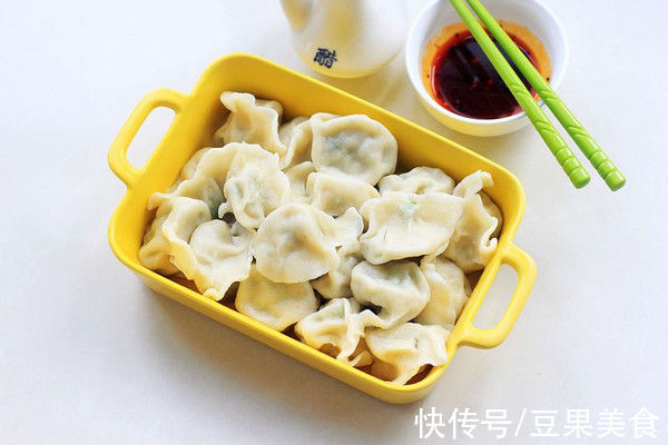 饺子|菊花菜肉饺子