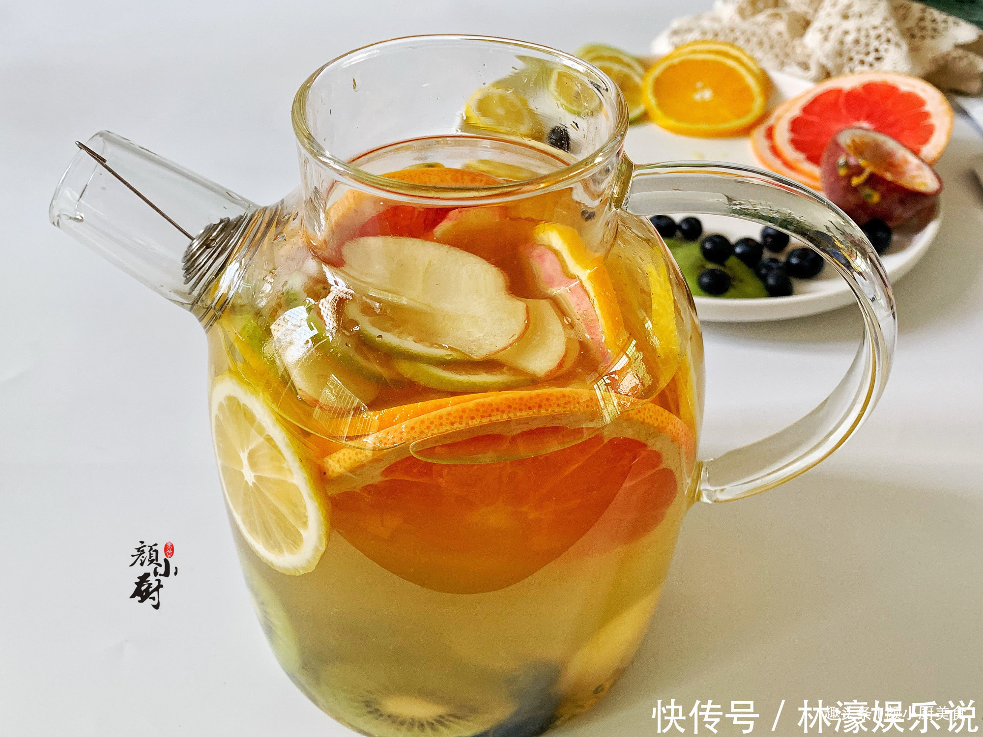白桃乌龙茶|水果茶不用买,在家做,成本不到20元,酸甜可口,比饮料还好喝
