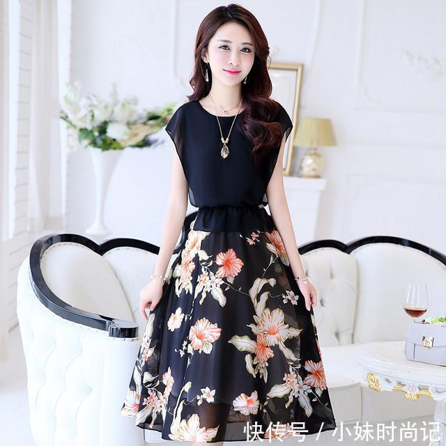 雪纺连衣裙 35岁的女人不能乱穿衣,这8款连衣裙才能衬托你高贵的气质