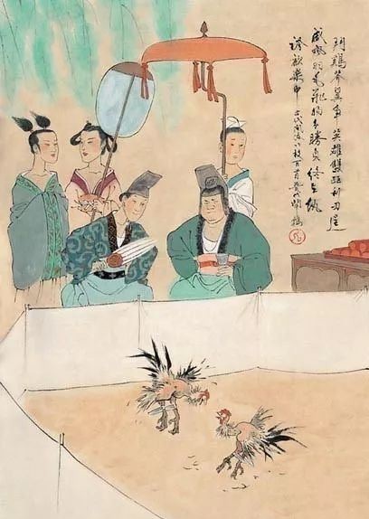 古人|古人,斗鸡也疯狂