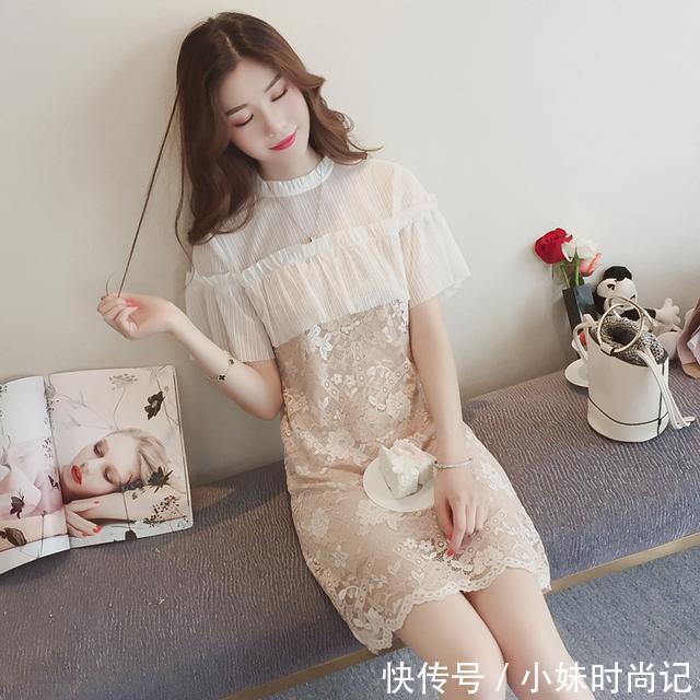 优雅|俏丽收腰的连衣裙,一边显瘦一边洋溢优雅气息