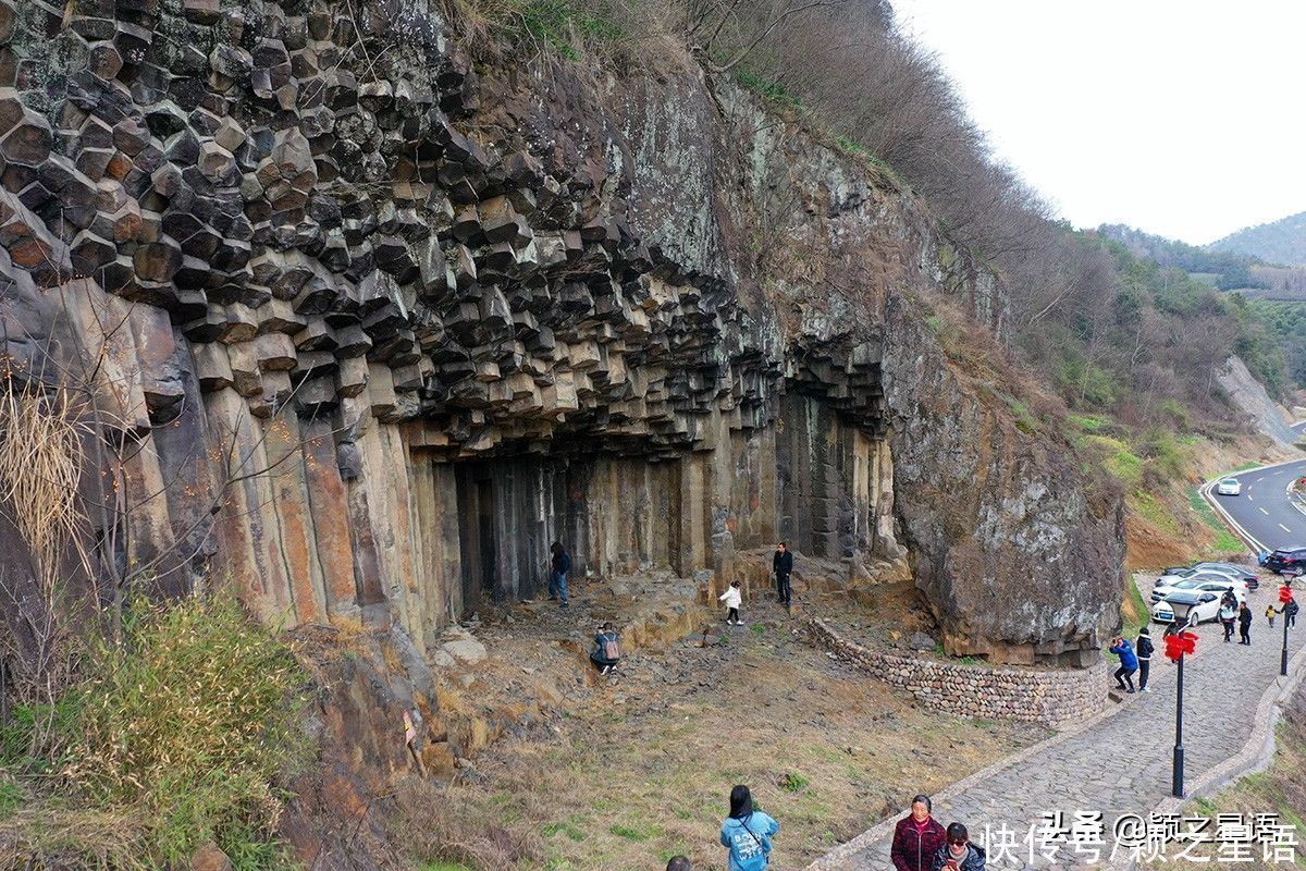 石溪村|第一次见到柱状玄武岩，大自然的地质奇观，不收门票