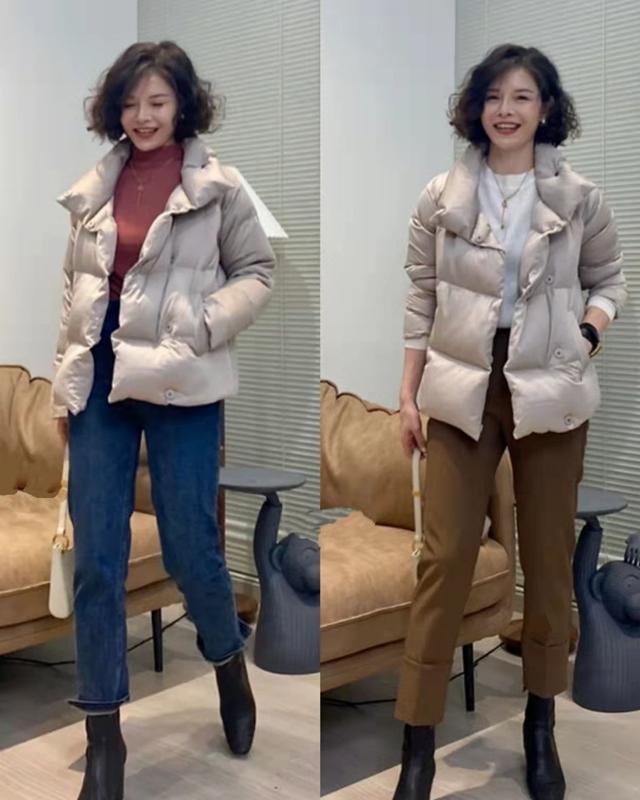 穿搭 中年女人羽绒服这样搭配!时尚保暖又百搭,显高显瘦又有气质