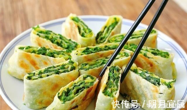 韭菜鸡蛋饼|教你在家做早餐,学会不用买着吃,比卖的还好吃,出锅就吃光,香!