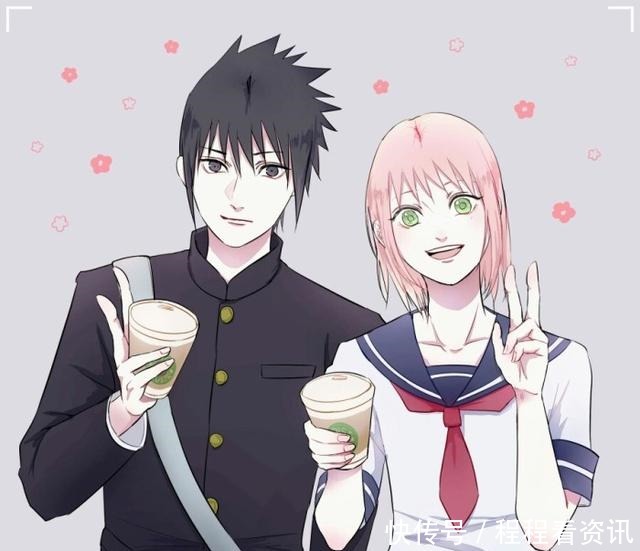 学生|火影忍者这3对夫妻回归学生时代,佐助帅气,鹿丸变不良少年!