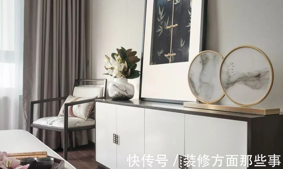 美学|150平新中式装修设计,一进玄关就被迷住了,清雅客餐厅,更是惊艳!