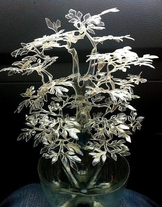 废旧的塑料瓶，不要扔，看手艺人动动手，就能“变身”唯美之作