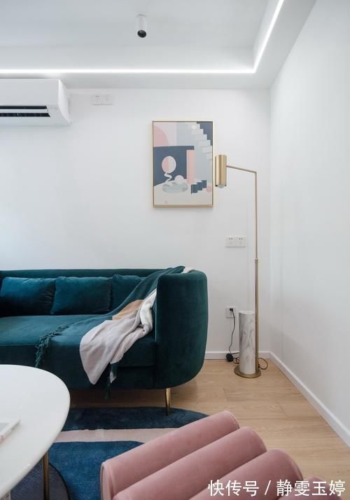 隔墙|大白墙装出智慧小宅,都藏在她家65㎡二居室里,实用性满分,好美好治愈