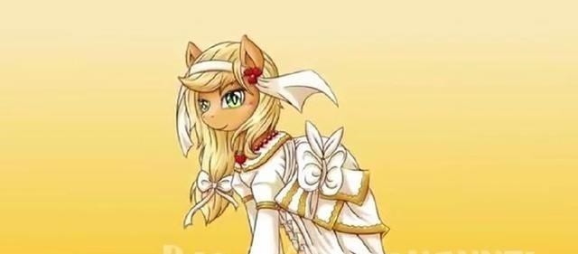 小马们|小马宝莉小马新娘的婚纱礼服,苹果嘉儿好可爱,紫悦我要嫁给你