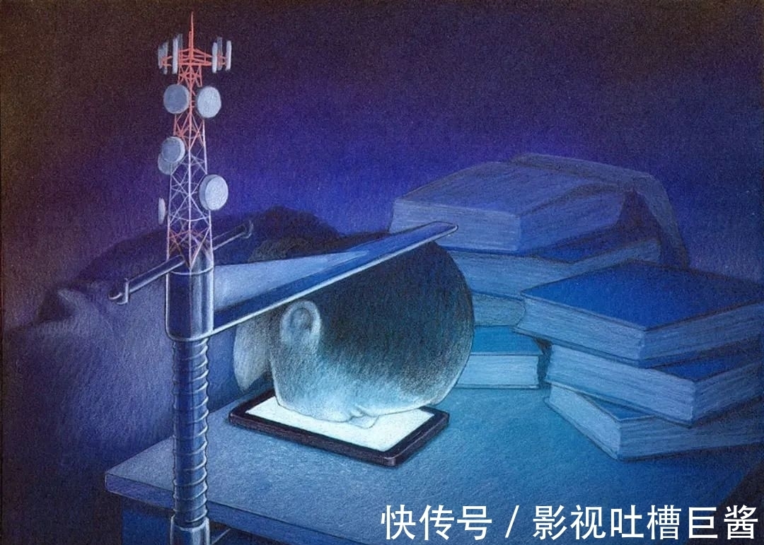 互联网时代&14幅讽刺插画,直指丧失阅读能力的现代人,你今天读书了吗?