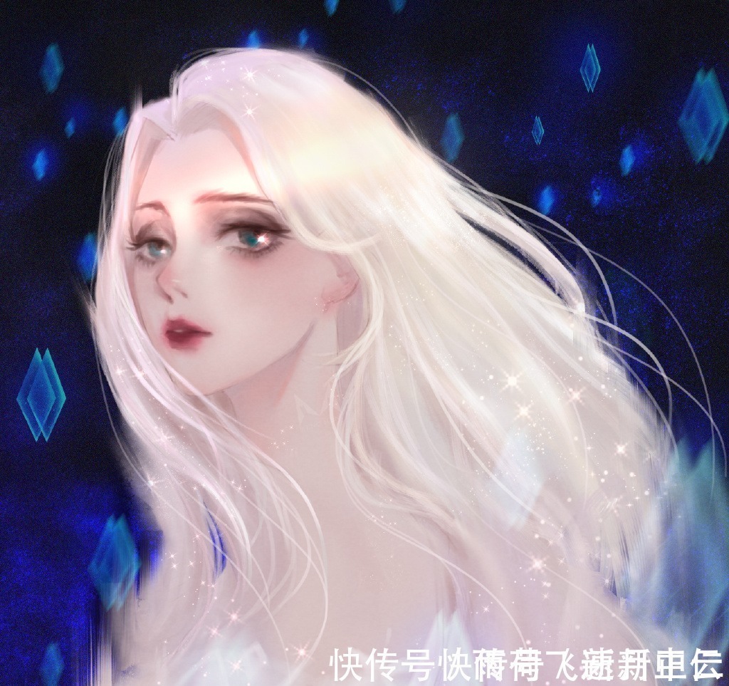 白雪公主|国内画师笔下的迪士尼公主，谁是颜值第一高如此梦幻、真是难选