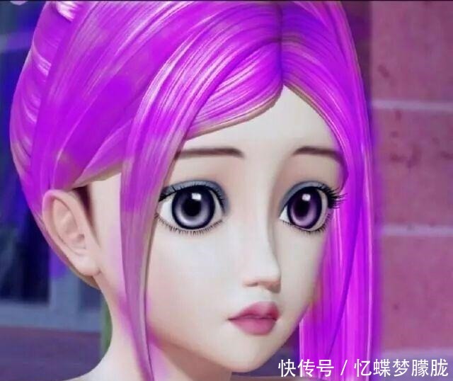 叶罗丽当仙子发色变紫后，冰公主显得平易近人，白光莹真可爱