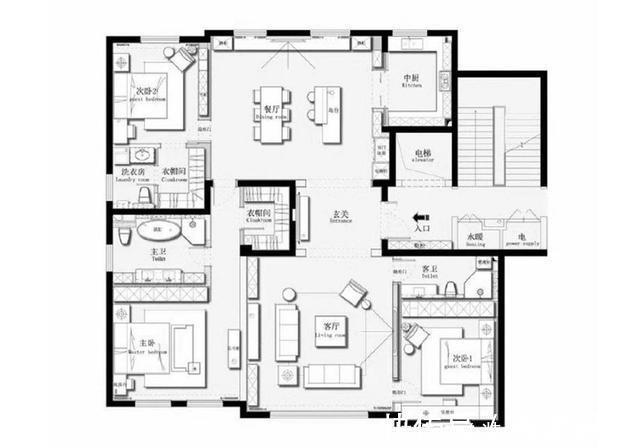 现代主义|138平三居室采用现代风设计,让人看到生活本有的明媚