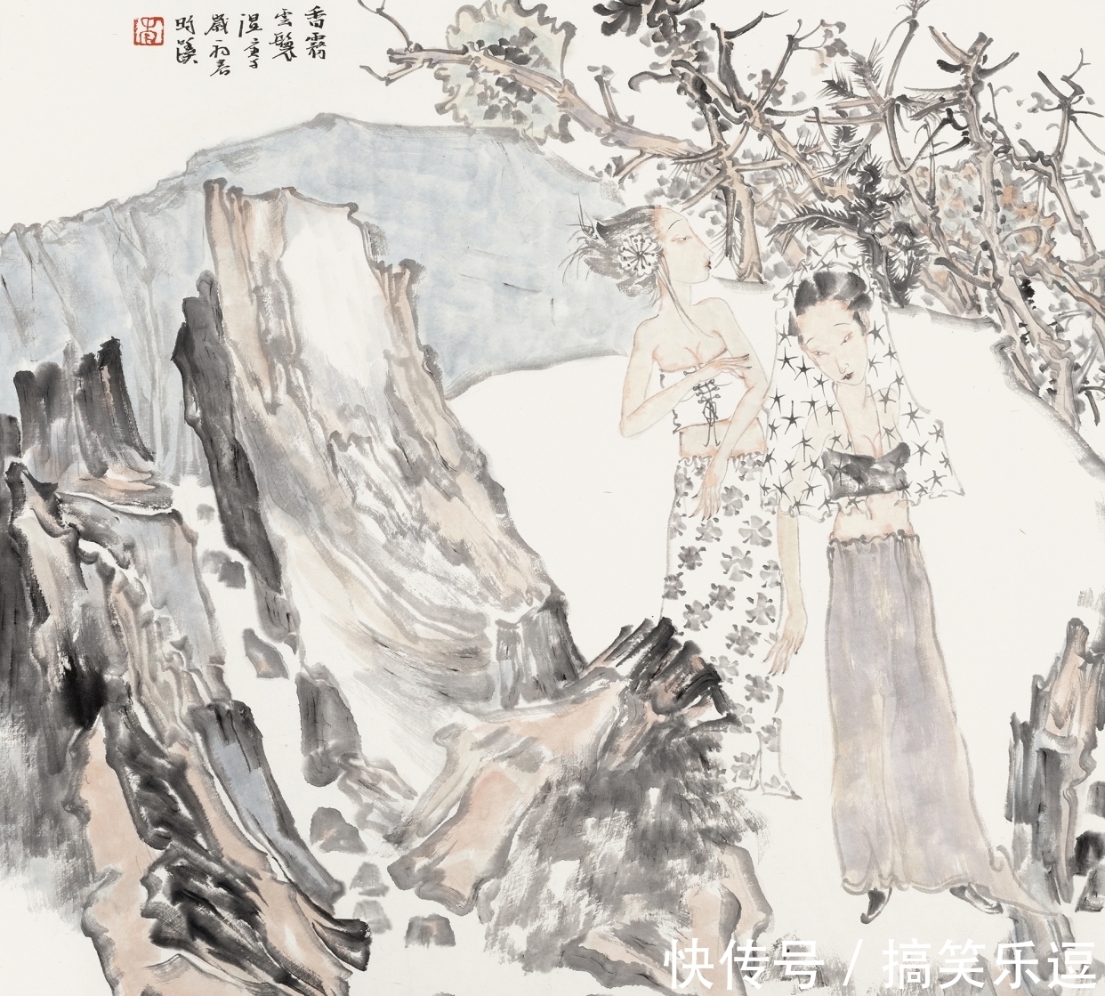 仕女图！「直击书画」李昀蹊仕女画，时代性笔墨的典范