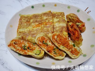 懒人版|早餐经常来不及做教你懒人版胡萝卜鸡蛋饼做法,营养丰富还美味