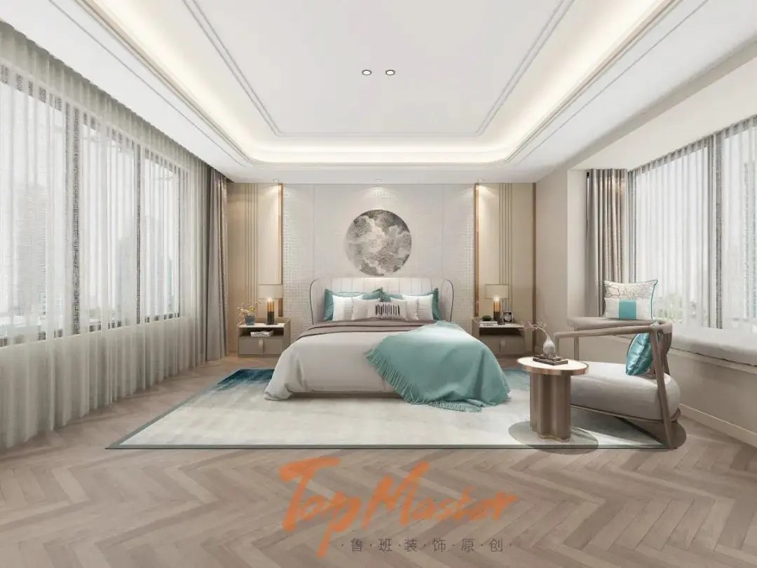 魯班裝飾|【魯班裝飾】山海春風200㎡新中式風格,彌新-偶寄