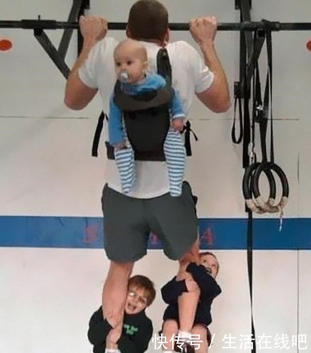 运动能力|这些爸爸因为带娃而蹿红,爸爸带娃不仅有创意,还有很多好处!