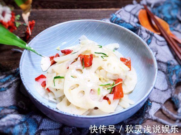 姜末|学会#巨下饭的家常菜#炝炒藕片,把餐厅味道搬回家