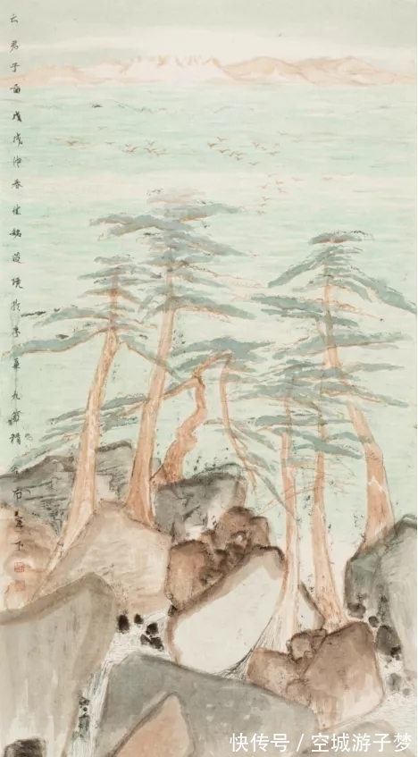 山水画!敢于探索就拥有了成功的基石|邱佳铭山水画