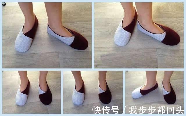 棉拖鞋 家里的旧衣服,别扔,给家人做几双拖鞋,穿着舒适又保暖!收藏