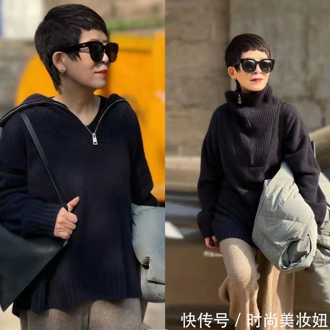 身材|60岁女人不靠身材靠穿搭,学她的穿搭细节,精致又高级减龄