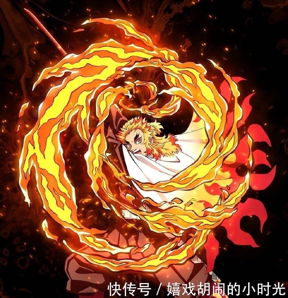 同人|画师绘制《鬼灭之刃》同人,角色开启大招的瞬间,弥豆子太美了