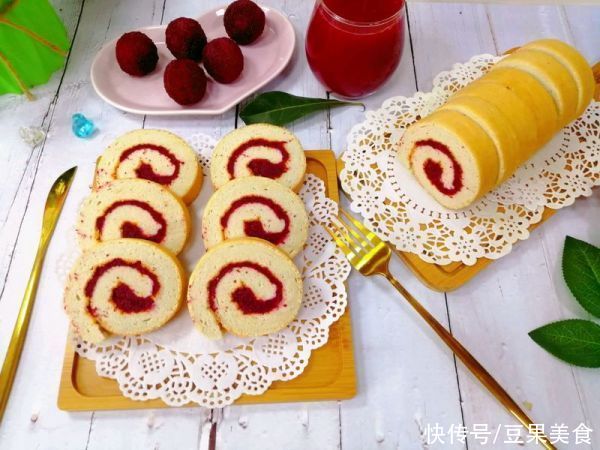仙居杨梅|双重杨梅无油低糖杨梅蛋糕卷