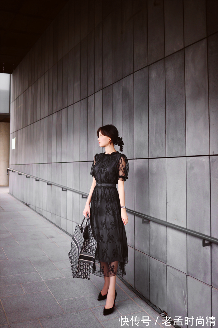 淑女|这条裙子也太仙了吧,无论年龄大小,都能展现出浪漫温柔的淑女感