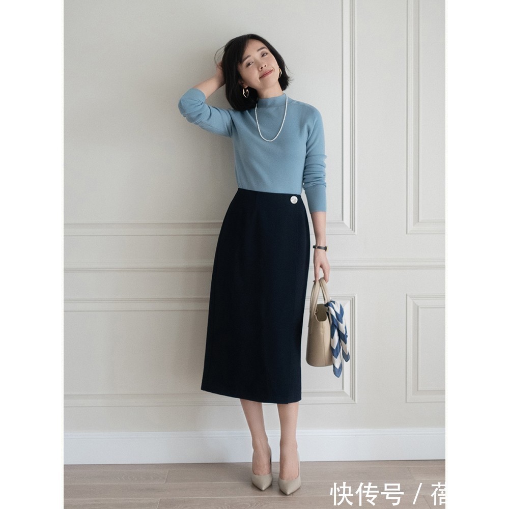 圆点|早秋,会穿“A字裙”的女人更自信,照着穿充满女人味赚足回头率