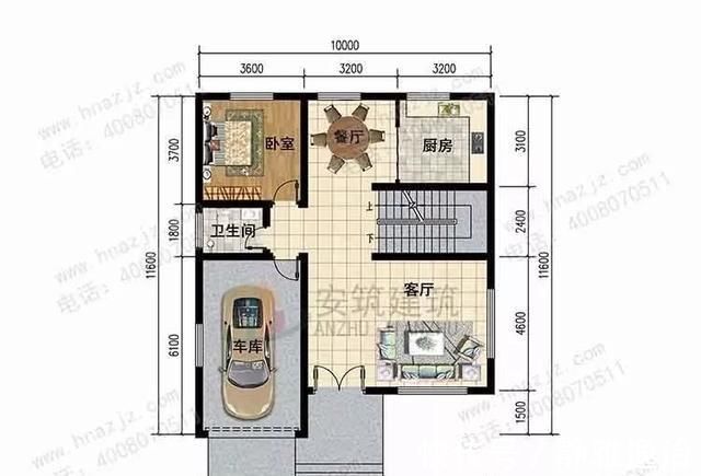 面砖|两款10X11三层农村别墅，造价30万左右，越看越喜欢的户型