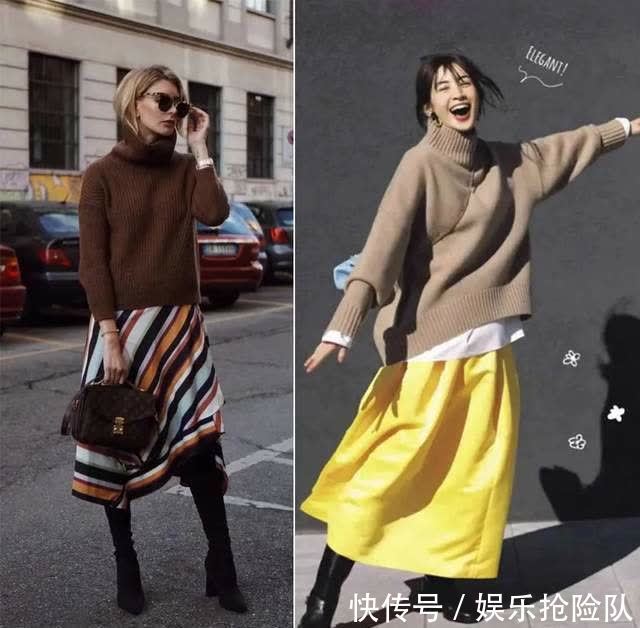 羽绒服 超美的“冬装”搭配模式,毛衣、大衣、羽绒服这样穿,优雅又保暖