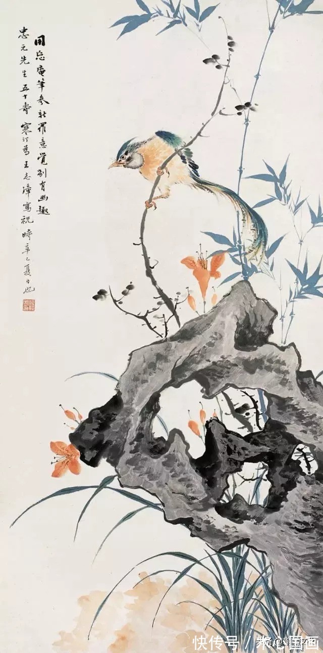 任伯年&江寒汀先生小写意花鸟画欣赏(一)