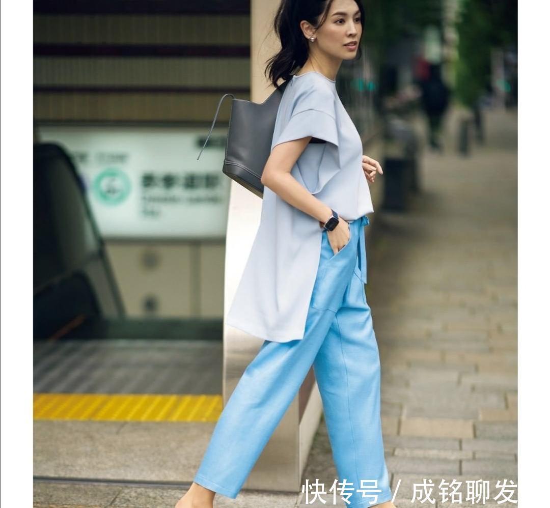 t恤|三四十岁怎么穿时尚减龄？这十组日系搭配简洁大方，很适合普通人