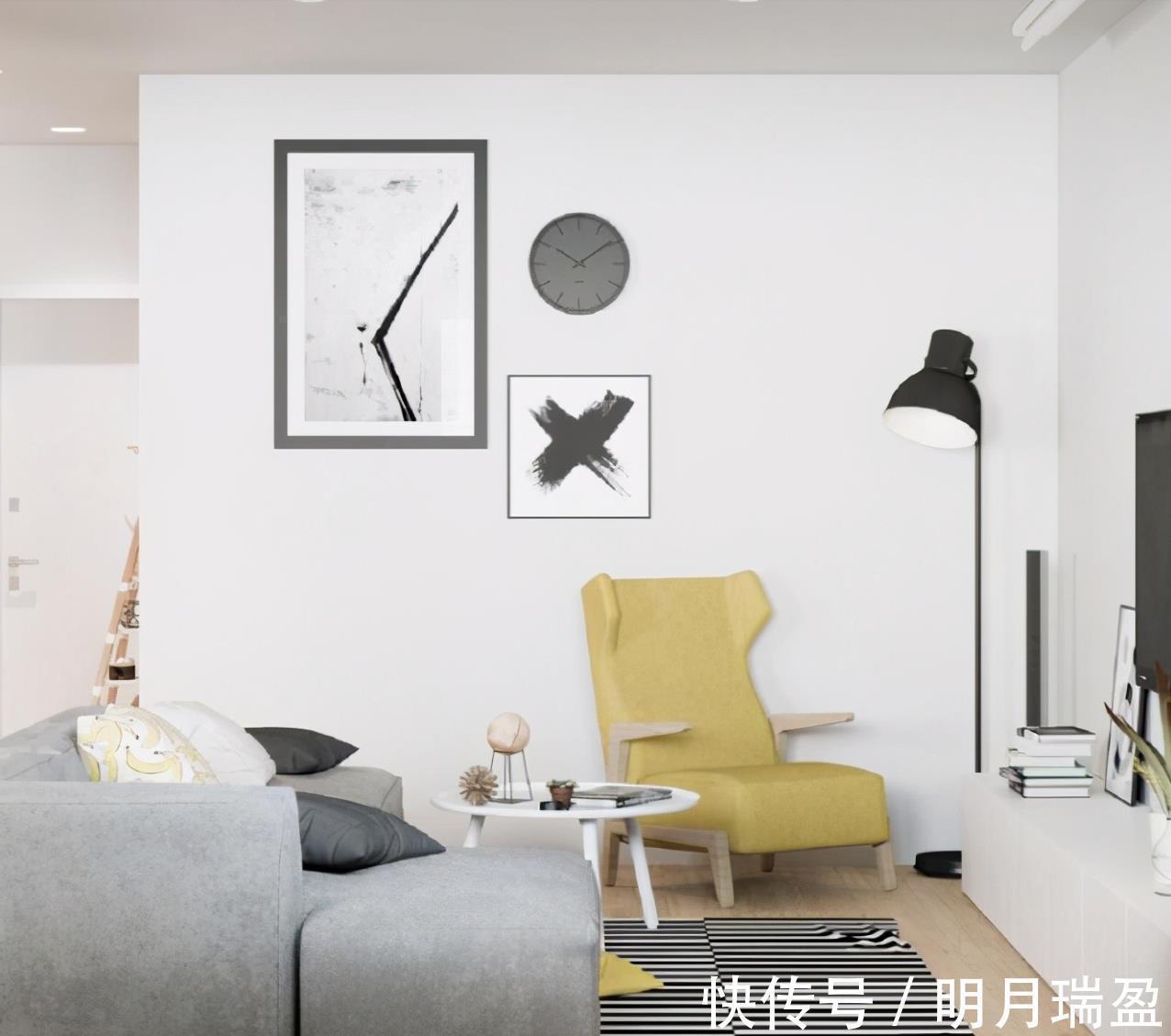舒适|她的50㎡北欧日式混搭风一室，开放式布局真敞亮，小家太温暖了！